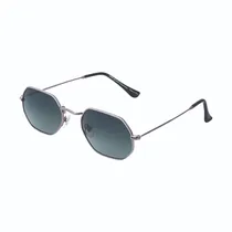 Óculos de Sol Feminino Daniel Klein DK4184-C2 - Prata/Azul