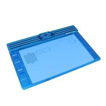 Base de Aluminio com Suporte para Microscopio Relife RL-004T Azul