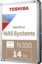 HD SATA3 14TB Toshiba N300 Nas 7200 HDWG51EXZSTA