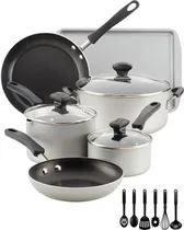 Jogo de Utensíllios de Cozinha Farberware - 22304 15PCS (Cinza)