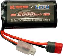 Bateria Li-Ion 7.4V - 2S1P (2000MAH) 14.8WH 15C - T - B2S20 para Carros