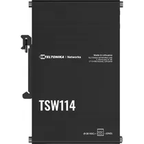 Switch Industrial Teltonika TSW114 Gigabit/Ethernet - Preto