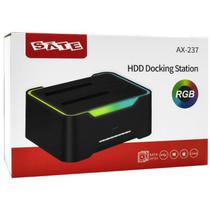 Gaveta Docking Station Sate AX-237 3.5"/2.5"/3.0 RGB