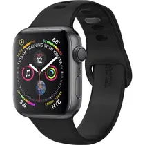 Pulseira de Silicone Spigen Air Fit 062MP25400 para Apple Watch 44/45/46/49 MM - Preto