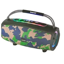 Speaker Ecopower EP-2305 RGB 40W/ BT/ USB/ Aux/ TF- Verde Camuflado