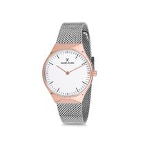 Relogio Analogico Feminino Daniel Klein Fiord DK12203-4 - Prata e Rosa Ouro