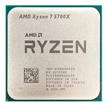 Processador OEM AMD AM4 Ryzen R7 5700X 3.4GHZ s/CX s/fan Sem Garantia