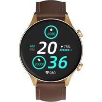 Smartwatch G-Tide R2 Pro com IP68 / Tela 1.43 / Bluetooth / Microfone / Sensor HR - Gold