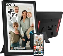 Porta Retrato Wifi Digital Ssa ZN-DP1008 32GB SD/USB Player Tela Touch 10" (Android e Ios)