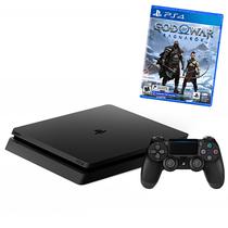 Console Sony Playstation 4 Slim 1TB CUH-2215B Full HD + Jogo God Of War Ragnarok - Preto