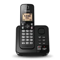 Telefone Panasonic KX-TGC360 Bin / Preto / 2V / 1 Unidade