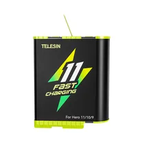 Batería de Carga Rápida Telesin GP-FCB-B11 Negro