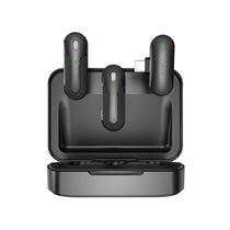 Microfone Duo Wireless Mini Black