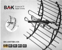 Antena de TV Digital Ext BAK BK-ANT184-Ex