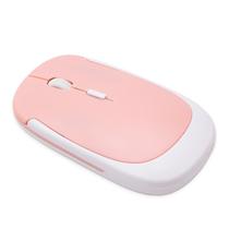 Mouse Dpi Sem Fio Wireless 3500 2.4GHZ / 1600 Dpi / 10 Metros de Alcance - Rosa Claro/Branco