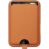 Porta Cartoes de Couro Coblue PL-67 para Celular - Laranja