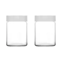 Set de Potes Lav Novo NOV387 890ML Blanco 2 Piezas