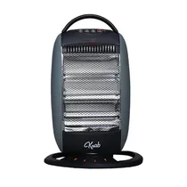Aquecedor Eletrico Krab KBEO1200 Quartzo Oscilante / 1200W / 110V ~ 60HZ - Cinza