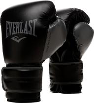 Luva de Treinamento Everlast Powerlock Boxing Gloves P00002286 - Preto/Cinza (1 Par)