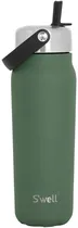 Garrafa Térmica sWell Explorer Fliw Straw 700ML - Green Jasper