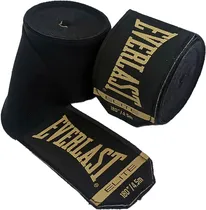 Faixa de Mão Everlast Elite P00003323 - Preta (2 Unidades)