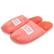 Pantufa Felpudo com Laço - Tamanhos 34 A 38 - Salmão