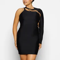 Vestido Skims Lace Up Mini Con Cordones
