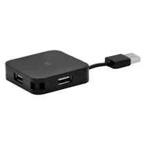 Hub 4P Mtek HB-420 USB 2.0 Portatil Preto