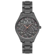 Relógio Analógico Feminino Daniel Klein DK.1.12684-5 Premium Ladies / Pulseira de Aço Inoxidável - Preto