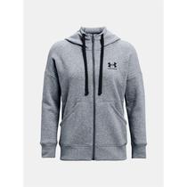 Moletom Under Armour Feminina 1356400-036 MD Rival Fleece FZ Gray