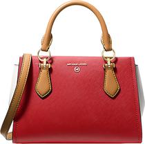 Bolsa Michael Kors Feminina 32S2G6AC1T 873 - Vermelho/Marrom/Branco