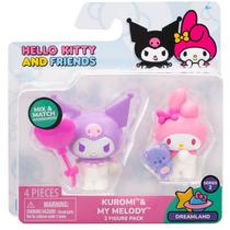 Jazwares Hello Kitty Pack 2" Fig. MY Melody Y Kuromi