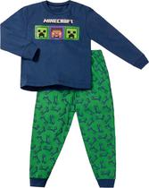 Pijama ST.Jacks Minecraft 3080170503 - Masculina (2 Pecas)