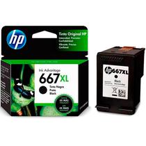 Cartucho HP 667XL Preto - 3YM81AL