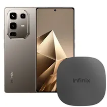 Celular Infinix Note 50 Pro X6855 Dual Sim de 256GB/8GB Ram de 6.78" 50+8MP/32MP - Titanium Grey + Carregador Wireless