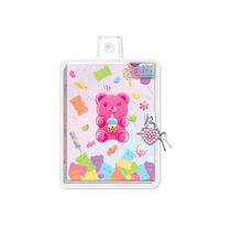 Hot Focus Accesorios Ninas Gummy Bear Diario Con Candado Y Llaves Plastico 6+ Anos Multicolor