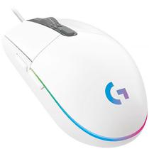 Mouse Gaming Logitech G203 USB Ate 8.000 Dpi com Backlight RGB - Branco