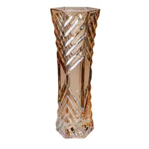 Vaso Decorativo Dourado 30X11CM