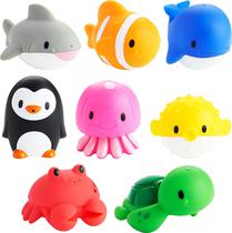 Brinquedo Lanca Agua para Banho Ocean Munchkin - (8 Pecas)