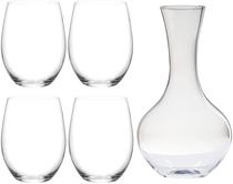 Conjunto de Copos e Decanter de Vinho Riedel (5 Pecas)