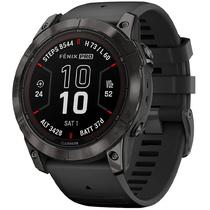 Smartwatch Garmin Fenix 7X Pro Sapphire Solar 010-02778-10 com GPS/Wi-Fi - Preto/Cinza