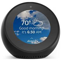 Relogio Despertador Smart Amazon Echo Spot com Alexa/Wi-Fi/Bluetooth - Black (Deslacrado)