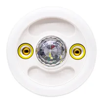 Lampada LED RGB Musical Light RGB36W / E27 / AC86-265V - Branco