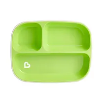 Plato Con Divisoria Verde Munchkin 21175