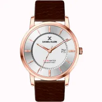 Relógio Masculino Daniel Klein DK.1.12419-7 - Marrom/Rosa Ouro