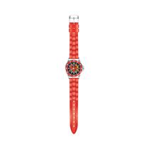 Relogio Analogico Zag Heroez Miraculous MRC9004 Time Teacher Watch Rojo