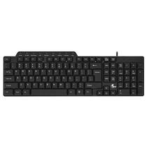 Teclado Xtech XTK-160E Multimedia USB / Ingles - Preto