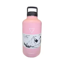 Botella Térmica Hydrate Growler 1.9L Rosa Pastel