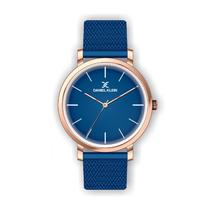 Relogio Analogico Feminino Daniel Klein Premium DK.1.12263-6 - Azul e Rosa Ouro