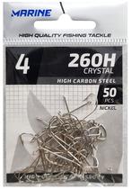 Anzol Marine Sports Crystal Nickel 260H 04 (50 PCS)